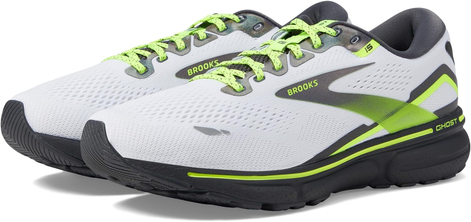 

Кроссовки Ghost 15 Brooks, цвет White/Ebony/Nightlife