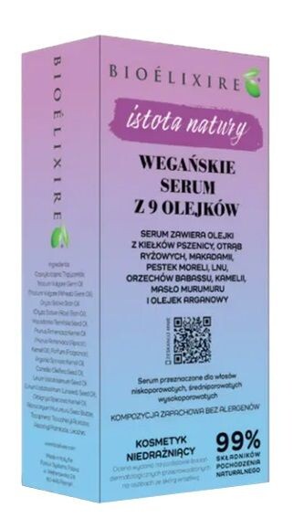 

Bioelixire Istota Natury 9 Olejków сыворотка для волос, 50 ml
