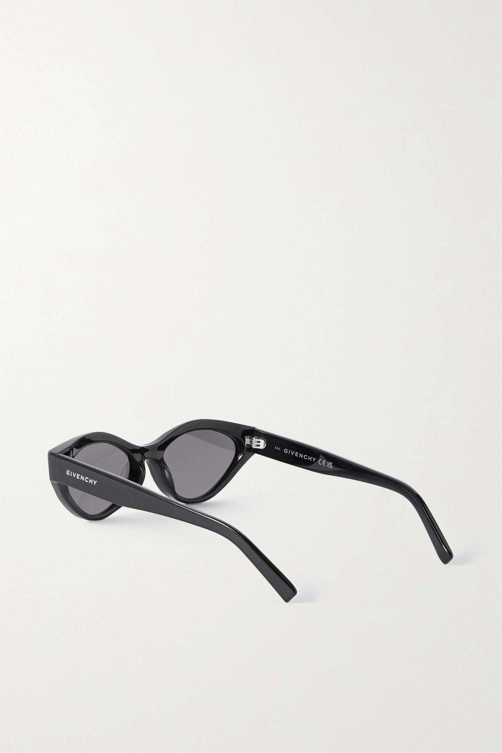 

GIVENCHY EYEWEAR солнцезащитные очки «кошачий глаз» из ацетата, черный