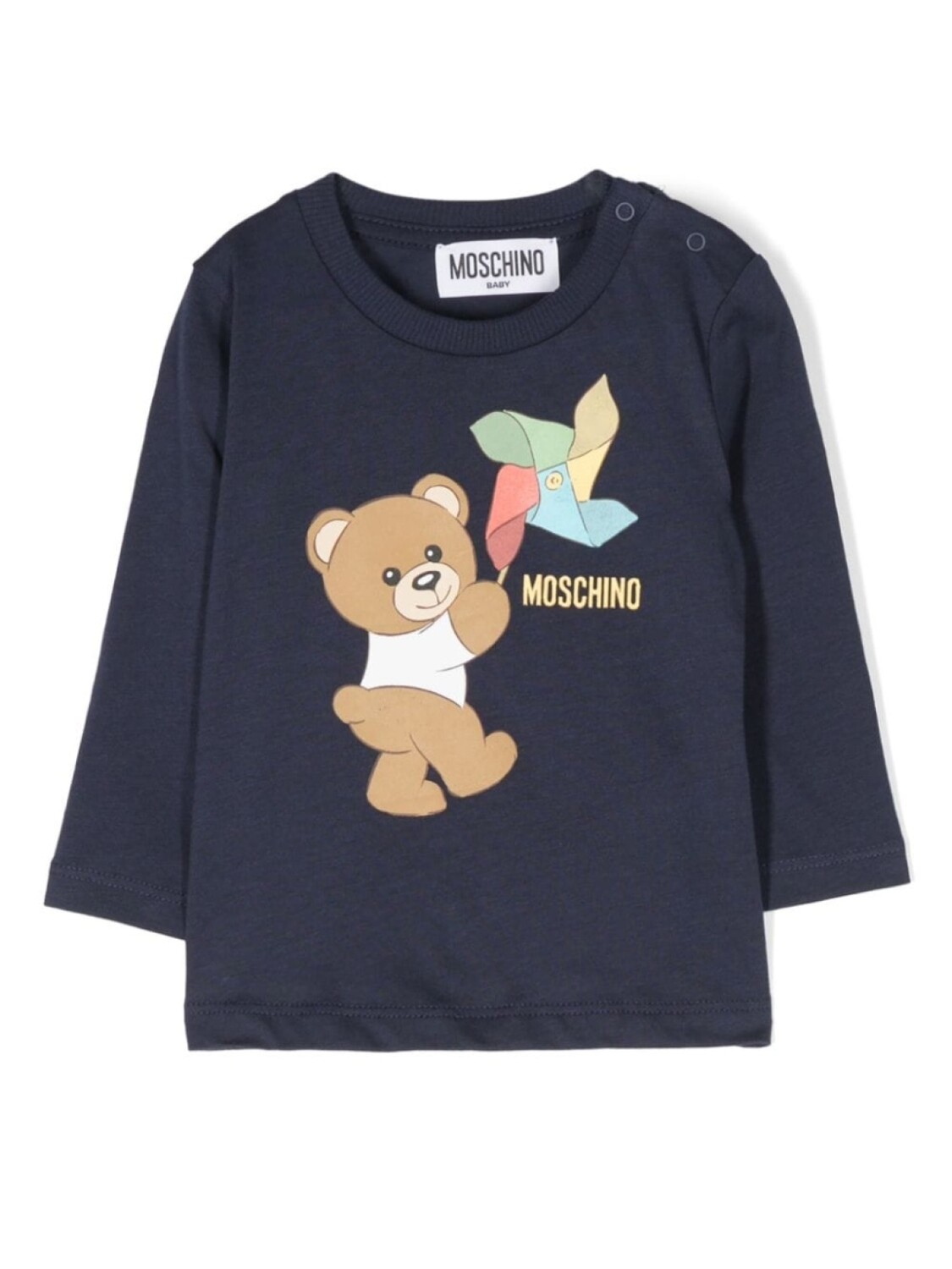 

Moschino Kids толстовка с принтом Teddy Bear, синий