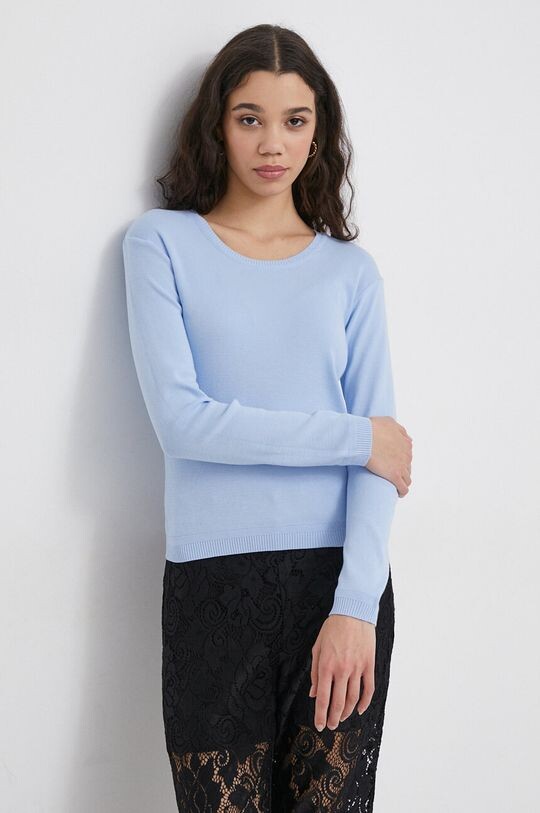 

Хлопковый свитер United Colors of Benetton, синий