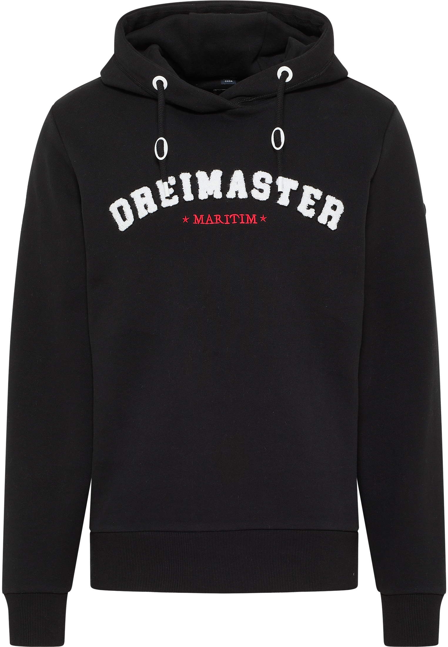 Пуловер DreiMaster Kapuzen, черный