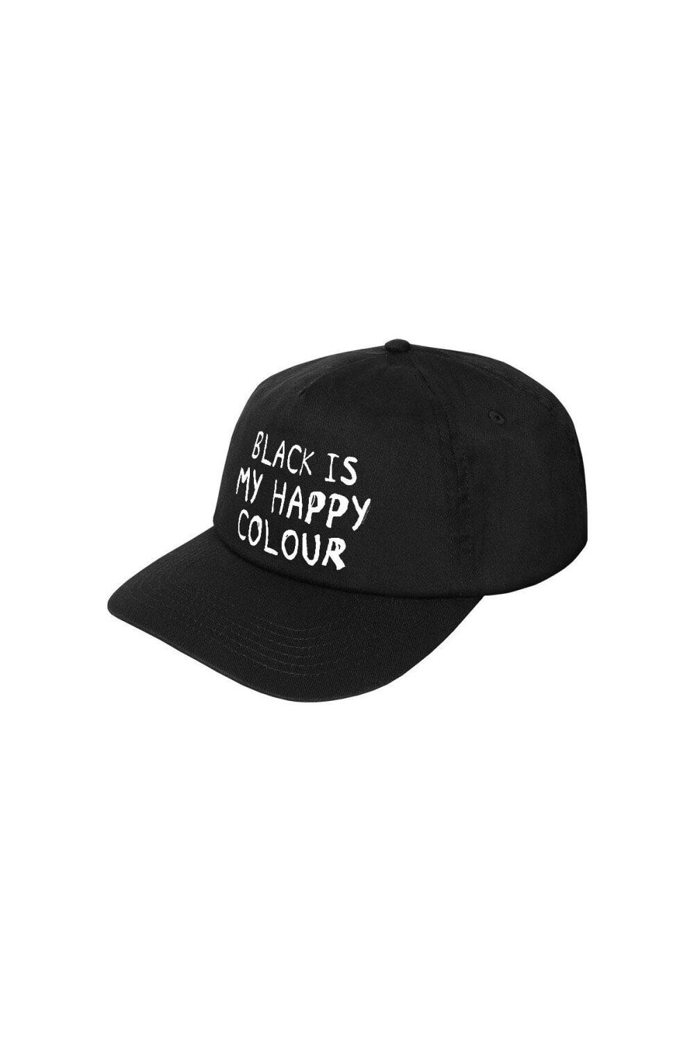 

Бейсболка Black Is My Happy Color Grindstore, черный