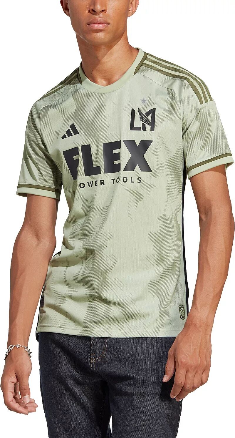 

Adidas Los Angeles FC 2023 Вторичная аутентичная майка "Smokescreen"