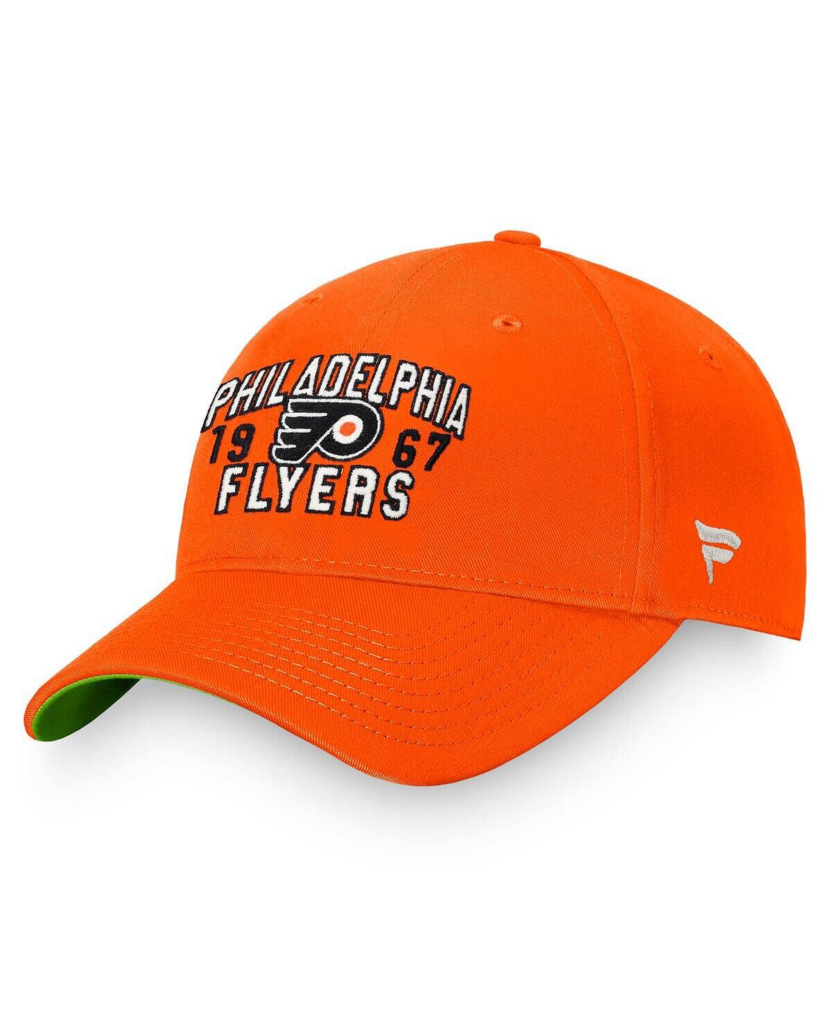 

Мужская фирменная оранжевая регулируемая кепка Philadelphia Flyers True Classic в стиле ретро Fanatics