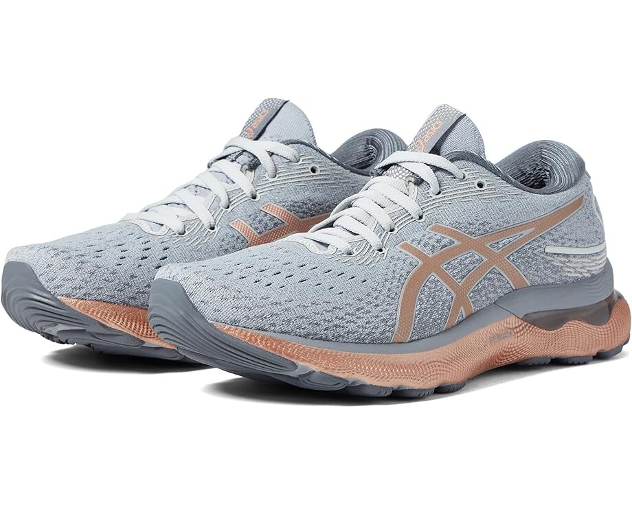 

Кроссовки ASICS GEL-Nimbus 24, цвет Piedmont Grey/Rose Gold