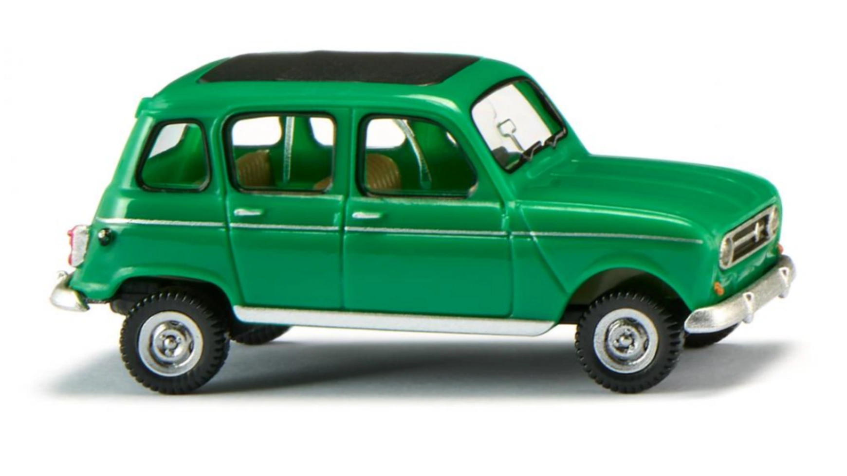 Wiking Масштаб: 1:87 Renault R4 со складной крышей зеленый