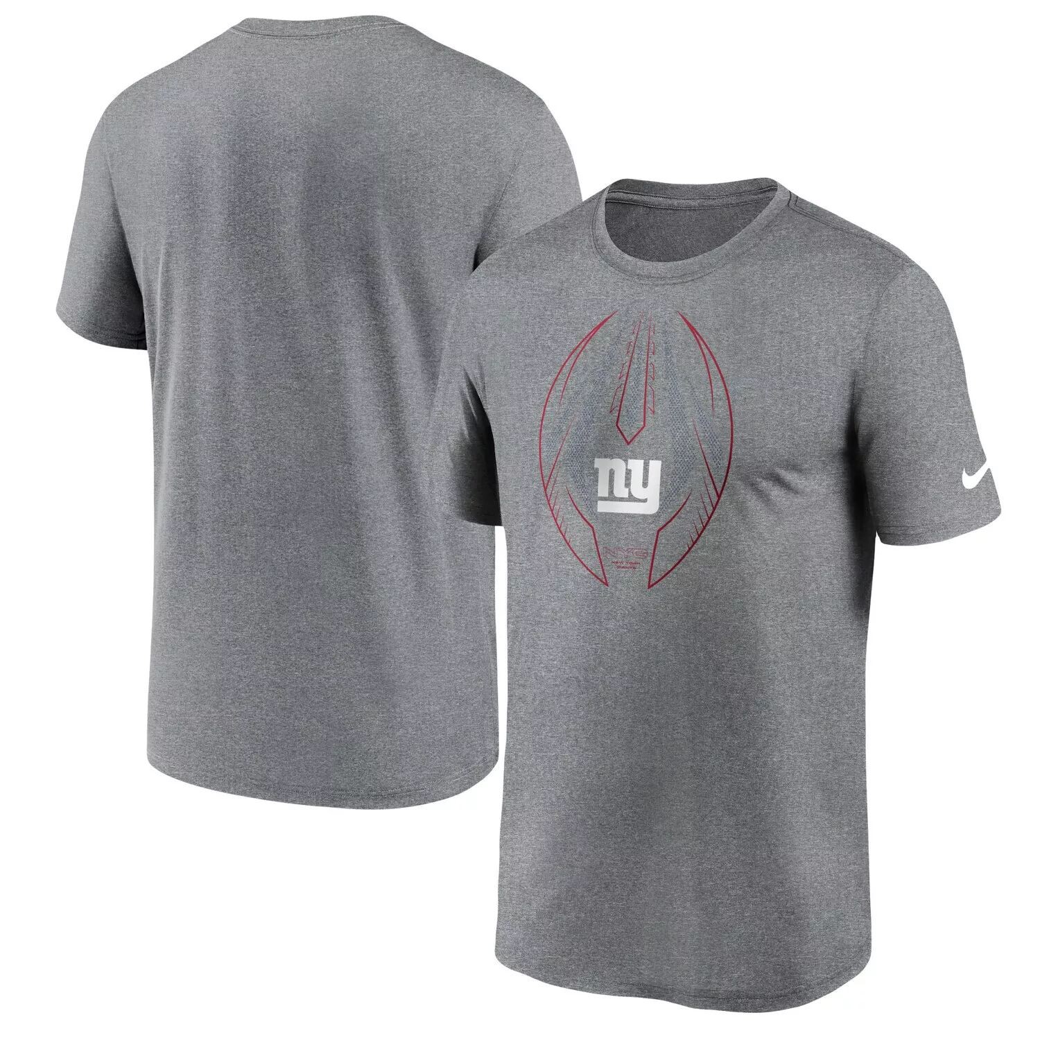 

Мужская темно-серая футболка New York Giants Legend Icon Nike, Серый