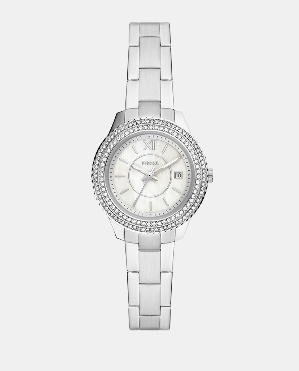 цена Стальные женские часы Stella ES5137 Fossil, серебро