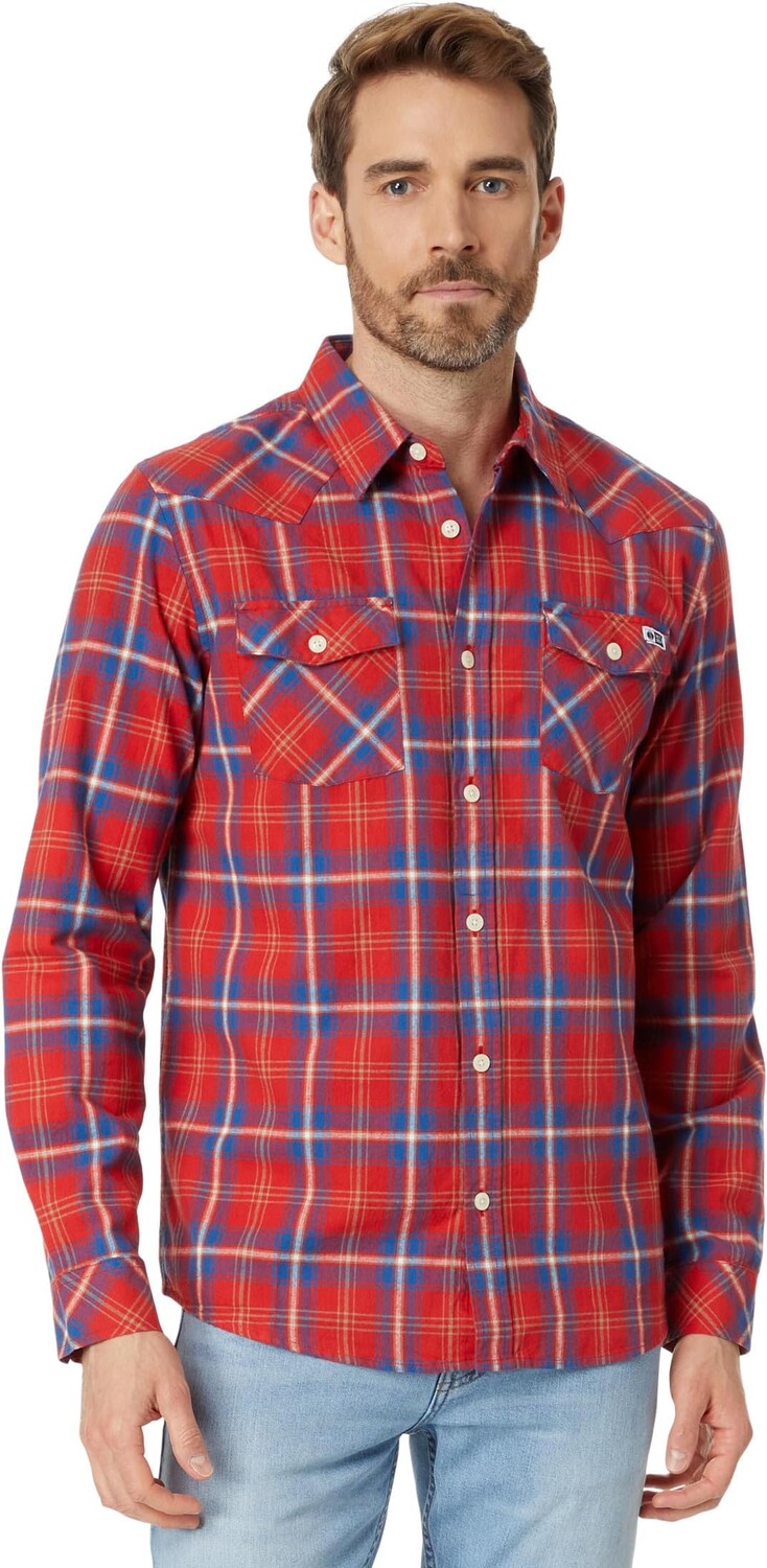 

Рубашка Herdsman Flannel Salty Crew, красный