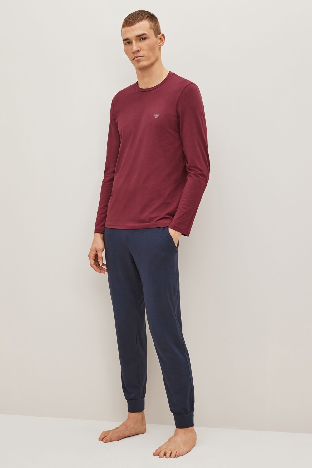 

Пижама Armani Emporio с длинными рукавами Emporio Armani, синий