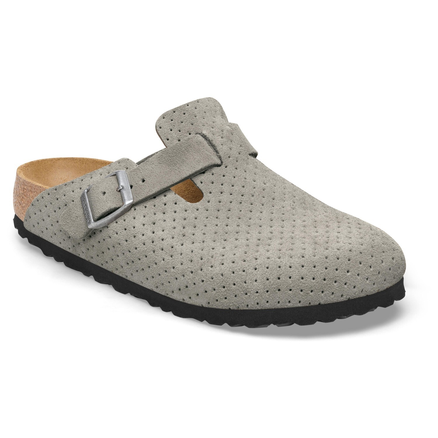 

Сандалии Birkenstock Boston VL Dotted, цвет Stone Coin