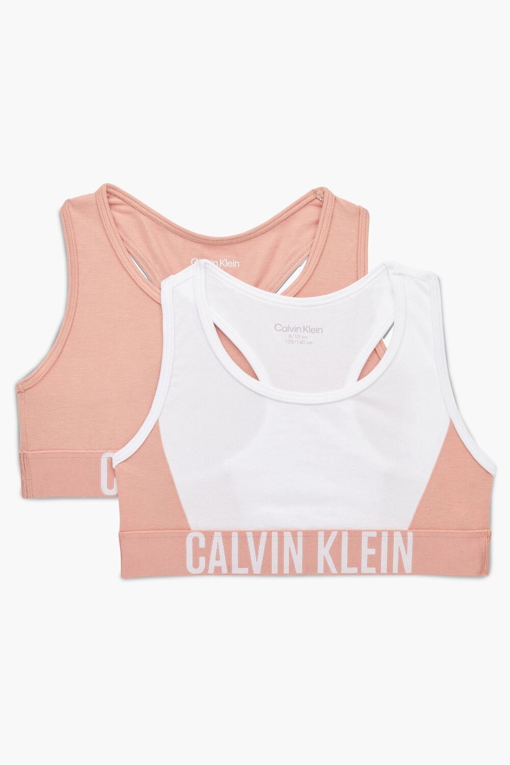 

Комплект из 2 розовых бюстгальтеров Intense Power для девочек Calvin Klein, розовый
