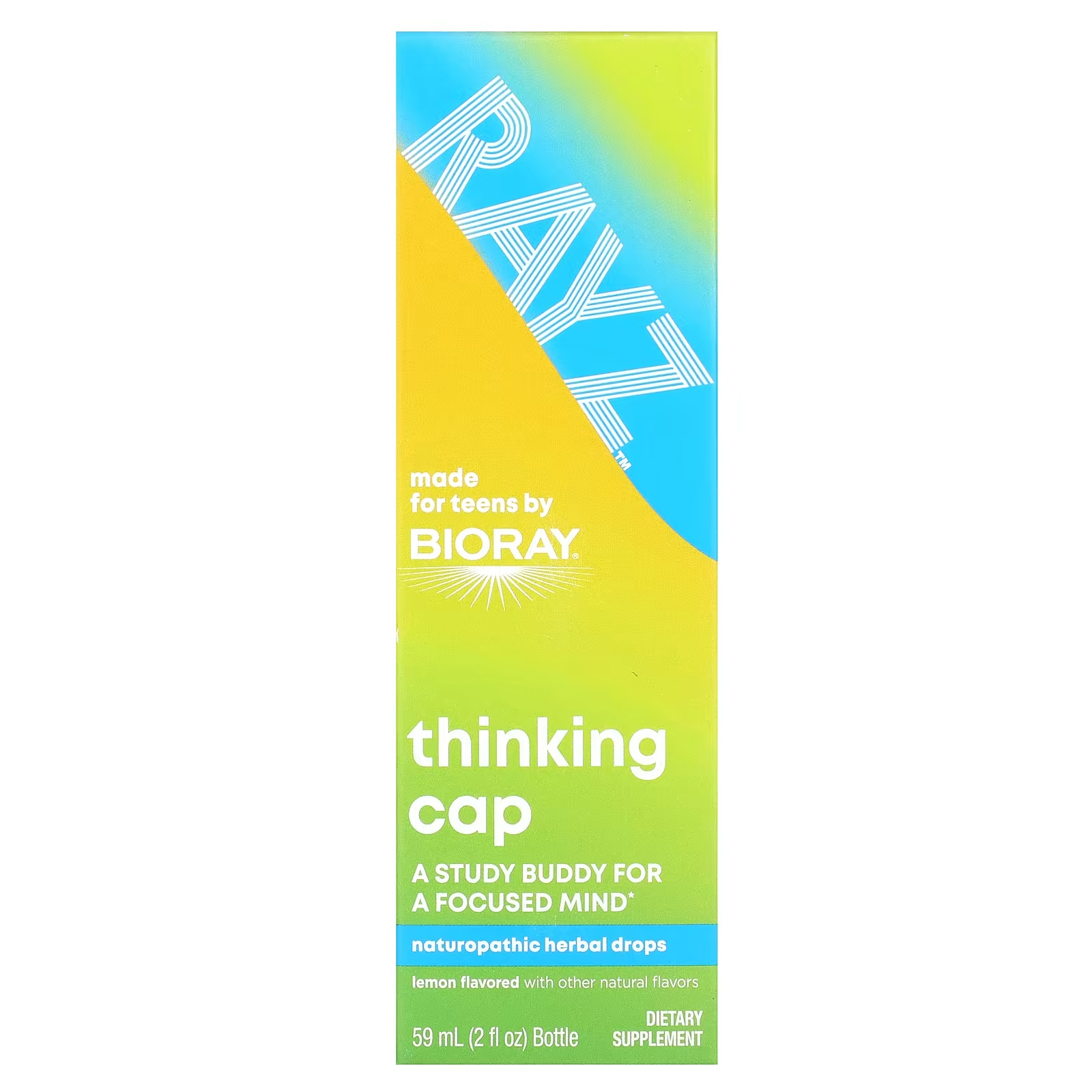Капли травяные Bioray Rayz Thinking Cap с лимоном, 59 мл уоллес а революция внимания пробуждение силы сосредоточенного ума
