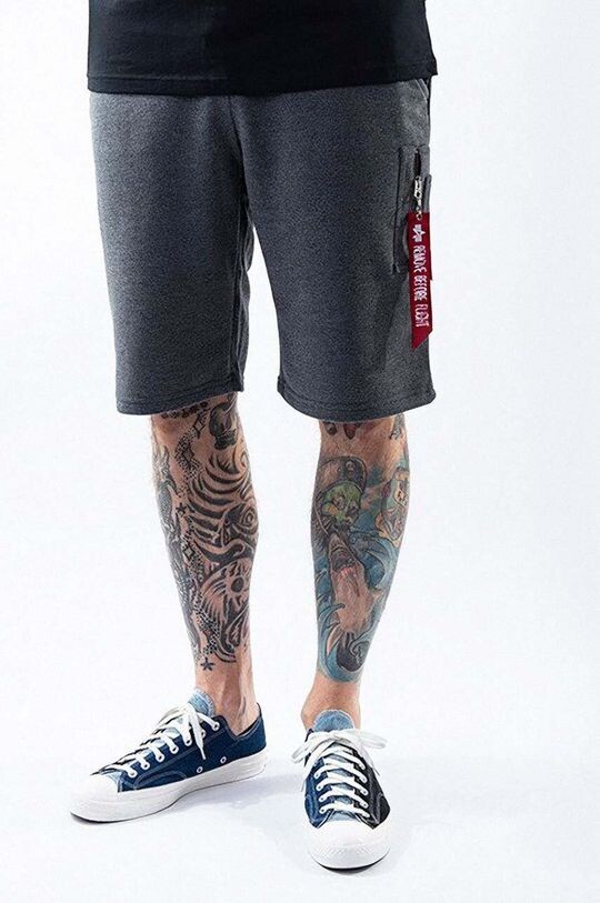 

Шорты Alpha Industries, серый