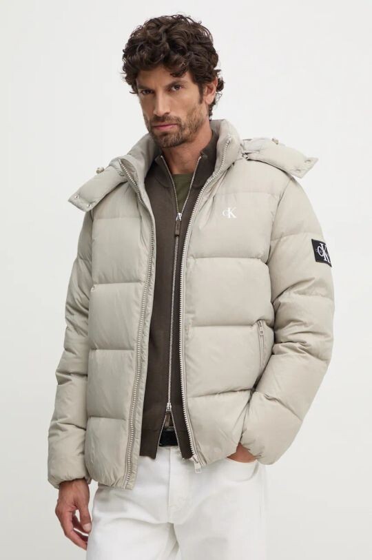 

Пуховик Calvin Klein Jeans, серый