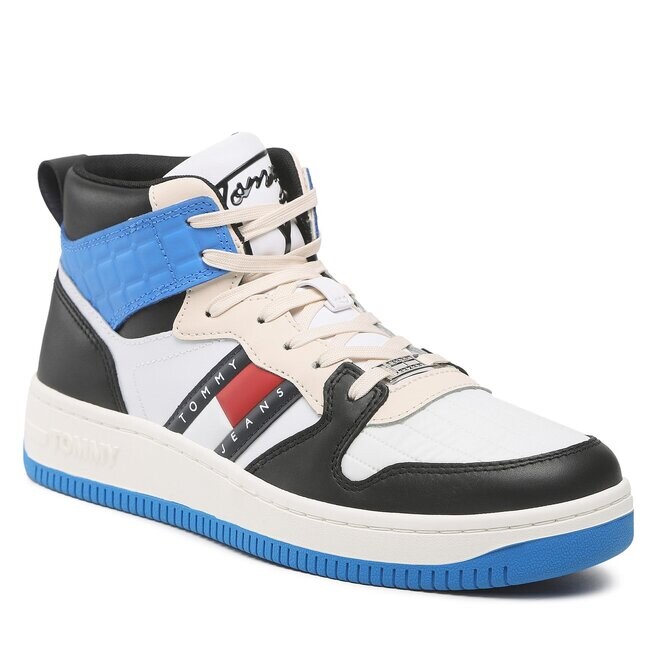 

Кроссовки Tommy Jeans MidCut Tommy, белый цвет