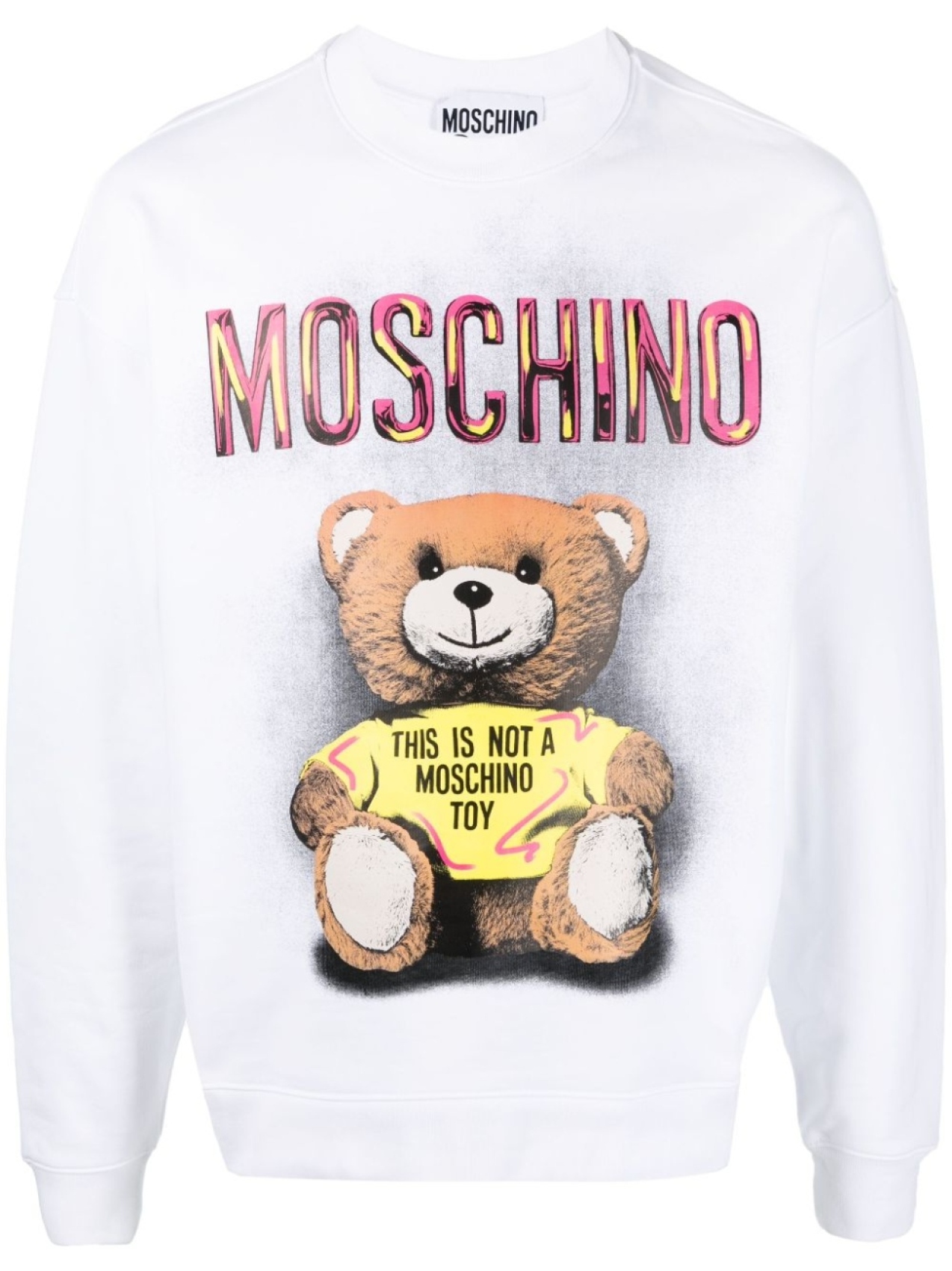 

Moschino толстовка с графичным принтом, белый