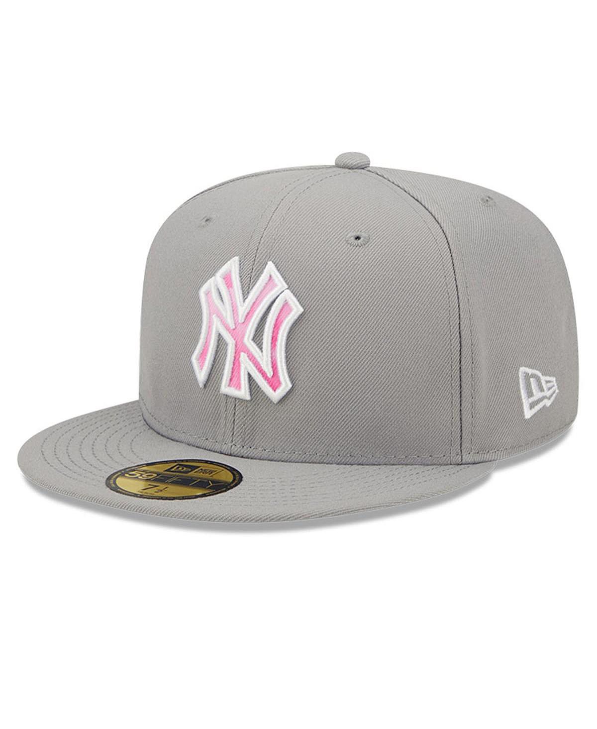 

Мужская серая бейсболка New York Yankees 2022 ко Дню матери 59Fifty New Era