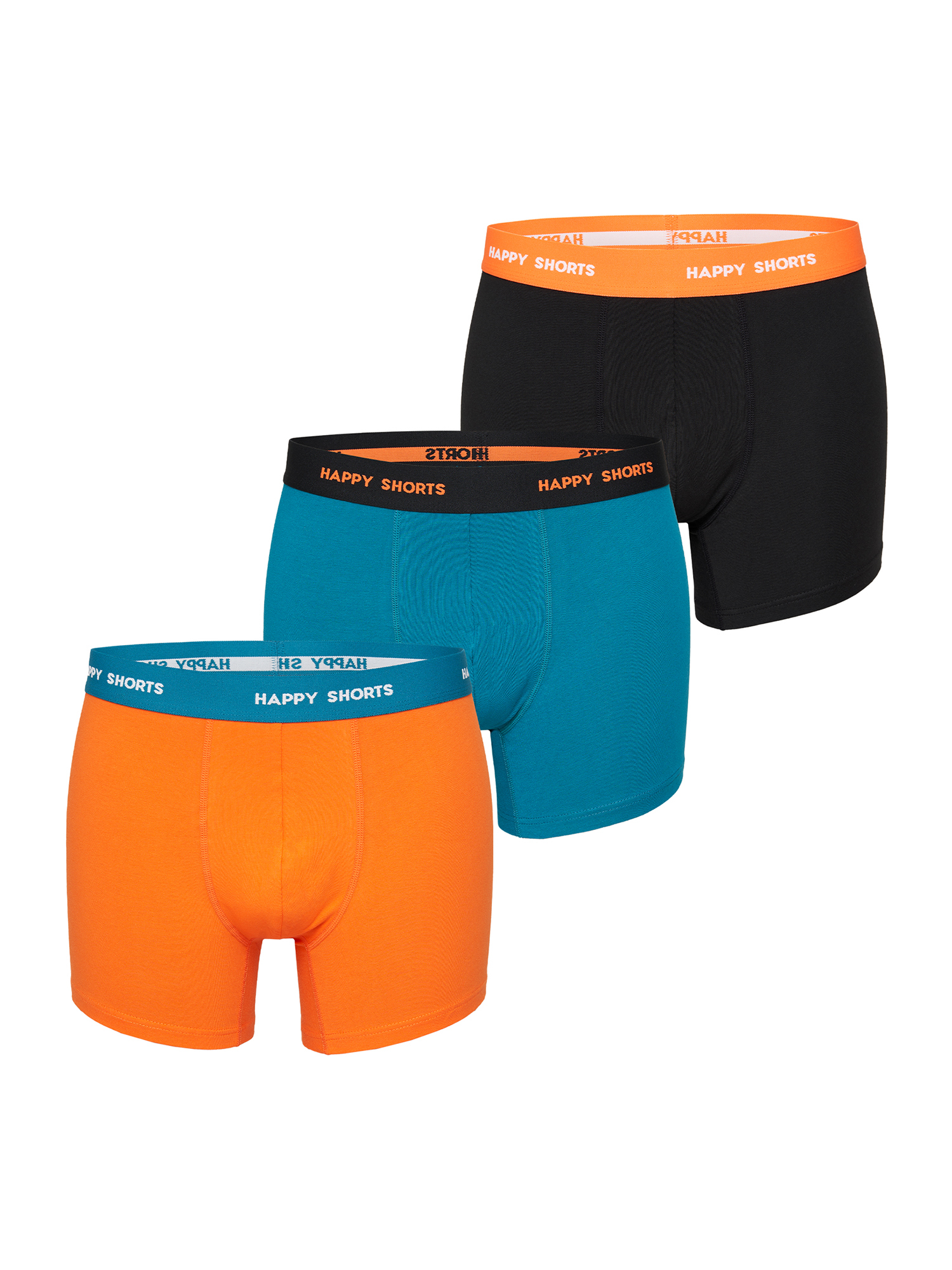 Боксеры Happy Shorts Retro Pants Jersey, цвет Orange+Black+Turquise