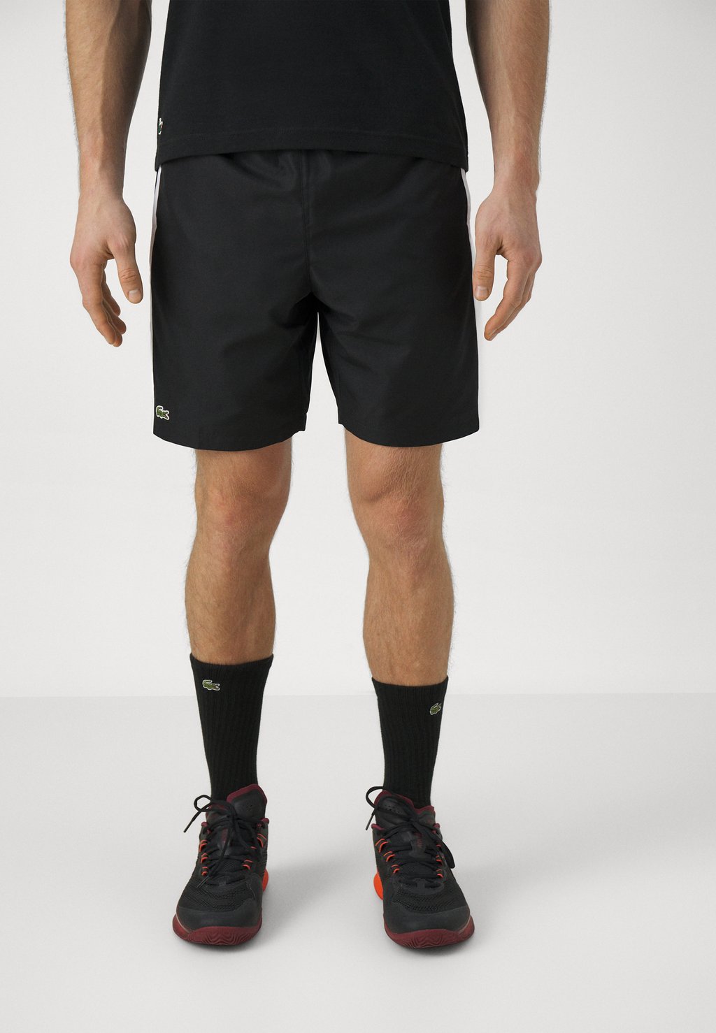 Спортивные шорты Sports Shorts Lacoste, цвет noir/blanc спортивные шорты tulum с цветными блоками blanc noir цвет gold finch