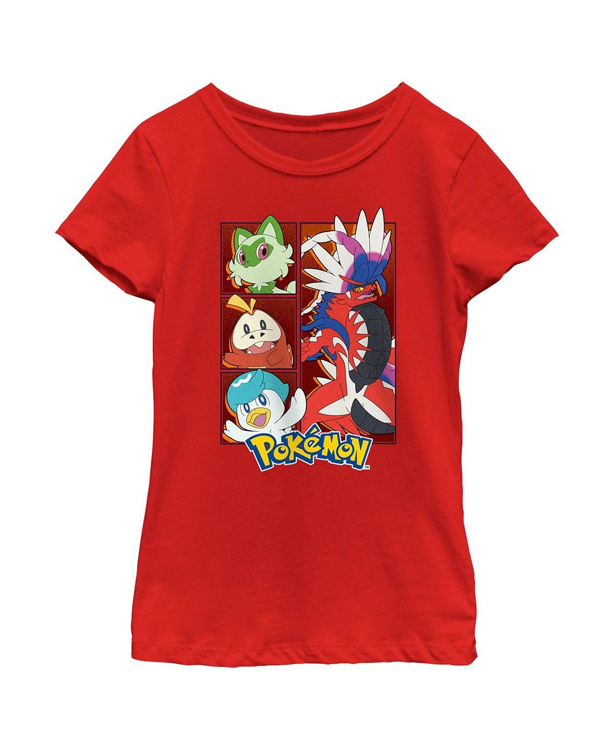 

Детская футболка Pokemon Koraidon Group для девочек Nintendo