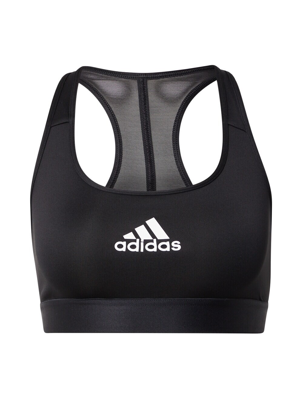 

Спортивный бюстгальтер без косточек ADIDAS SPORTSWEAR Powerreact Medium-Support, черный