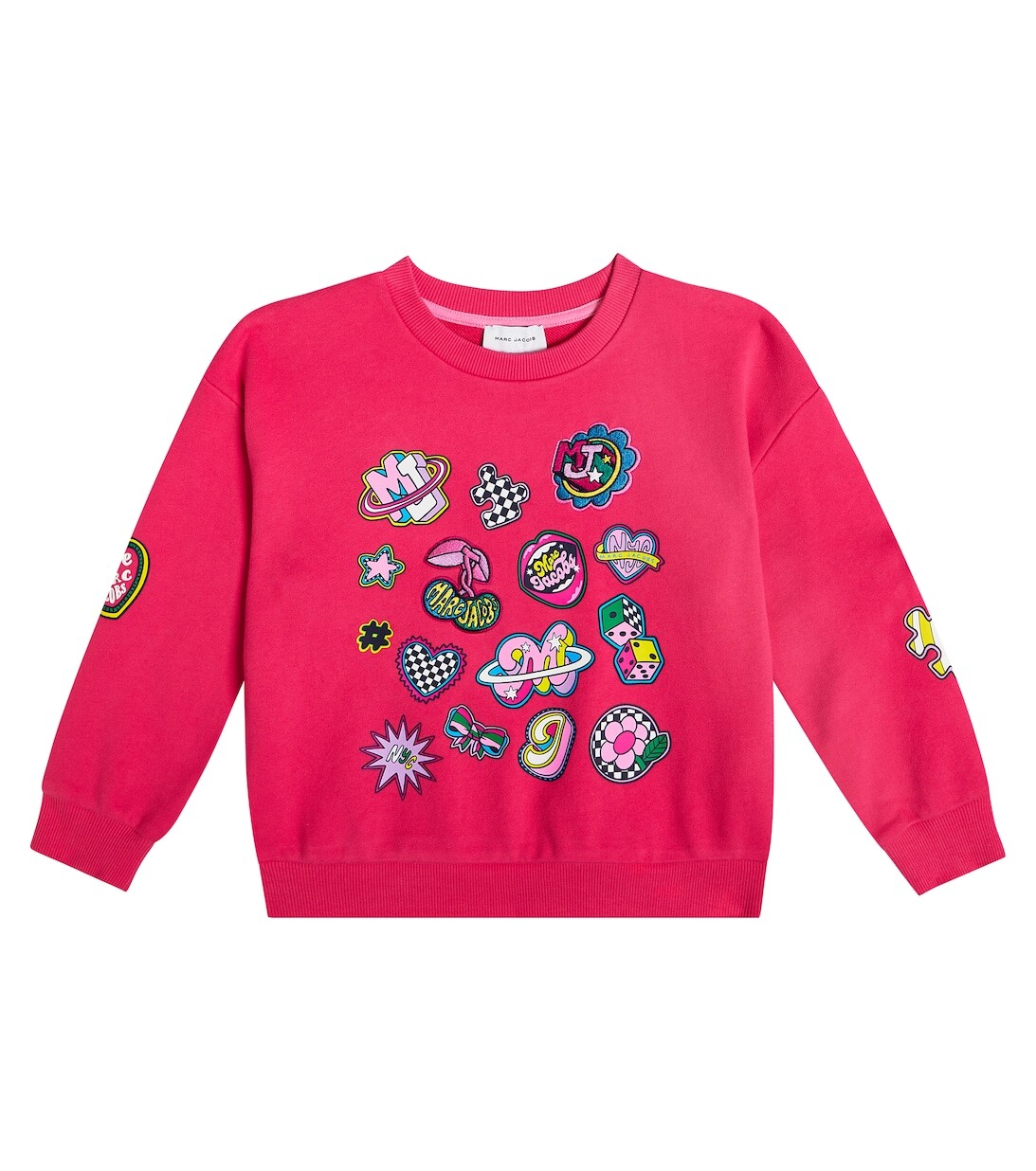 

Хлопковая толстовка Marc Jacobs, розовый
