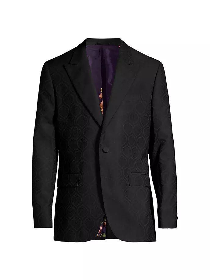 

Спортивная куртка из смесовой шерсти с медальоном Etro, черный