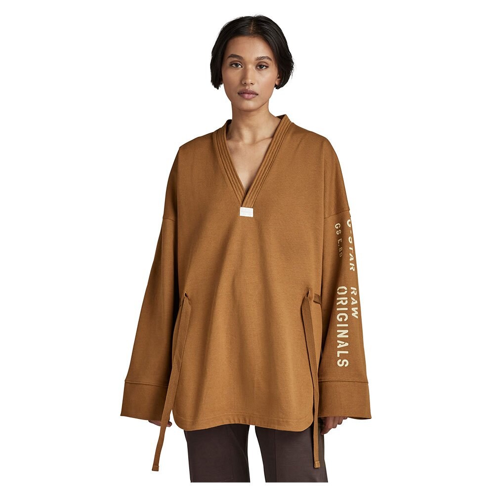

Толстовка G-Star Sleeve Gr Oversized, коричневый