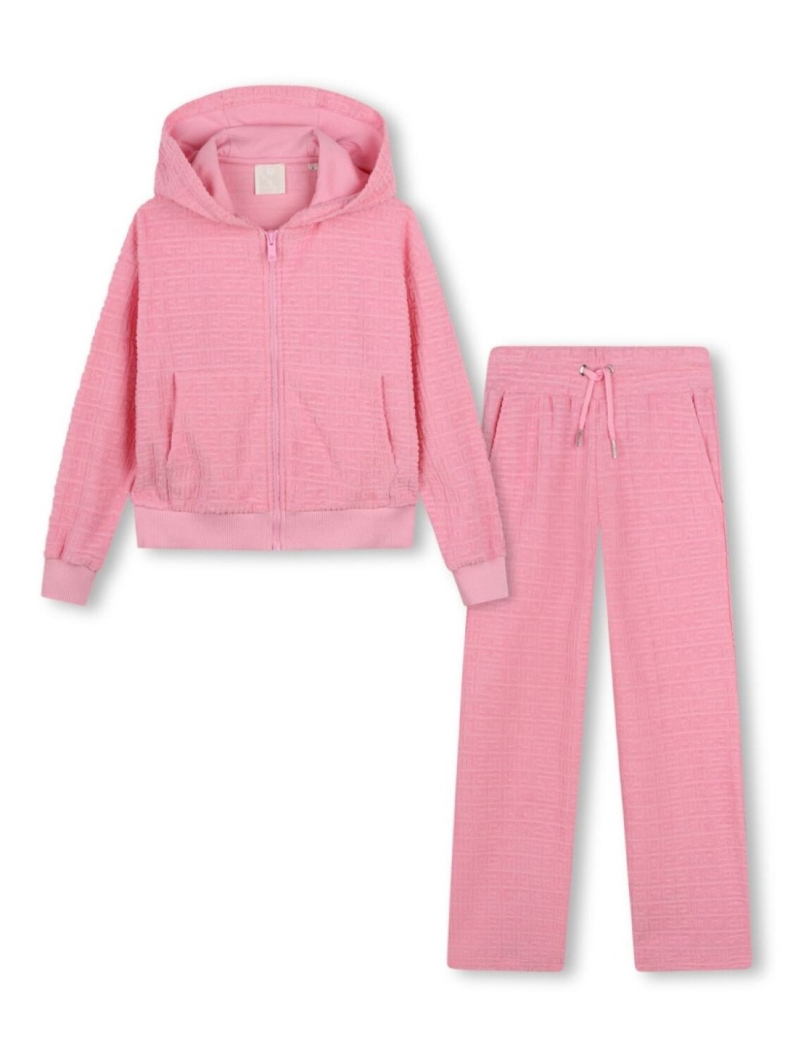 

Givenchy Kids спортивный костюм с логотипом 4G, розовый