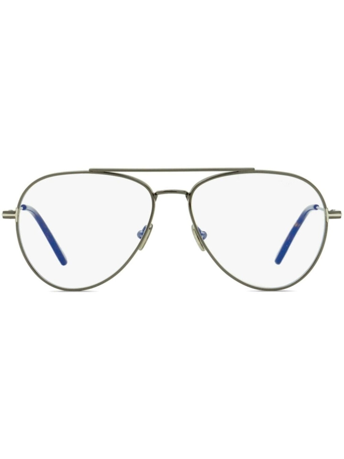 

TOM FORD Eyewear очки-пилоты Blue Block, серебристый