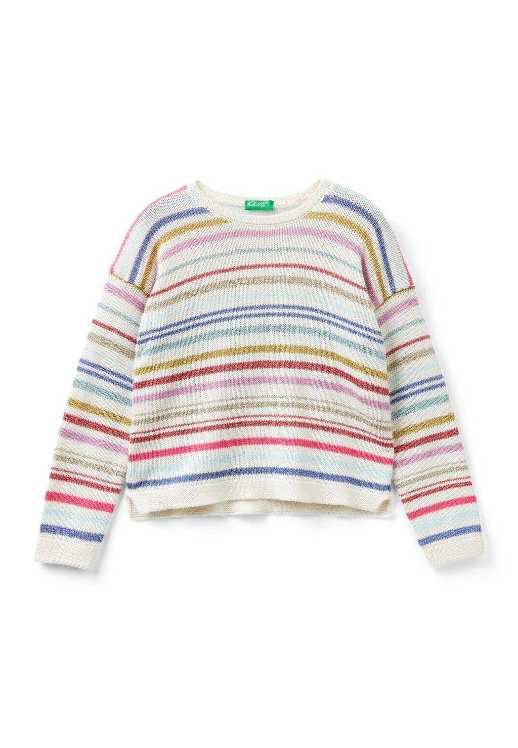 

Вязаный свитер STRIPED United Colors of Benetton, цвет multicolor