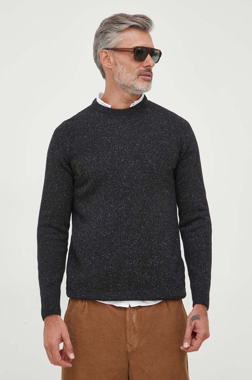 

Шерстяной свитер Barbour, черный