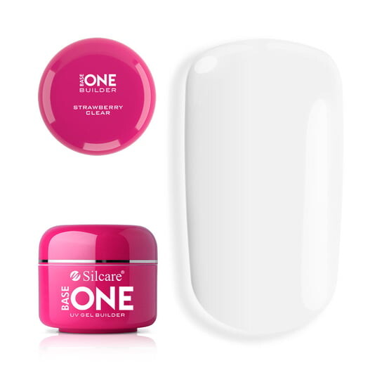 

УФ-гель-основа One Clear Strawberry, 5 г Silcare