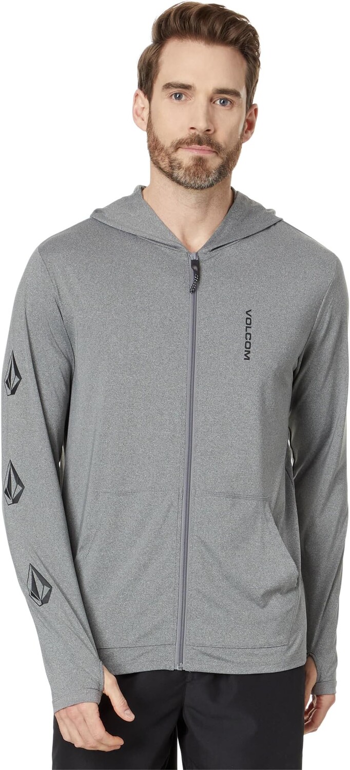 

Толстовка Volcom Iconic Stone Long Sleeve Hood, цвет Heather Grey