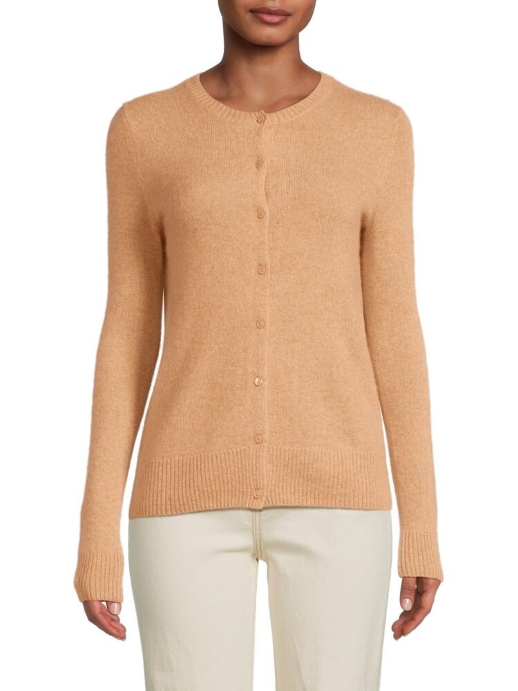 

Кардиган приталенного кроя из 100% кашемира Saks Fifth Avenue, цвет New Camel