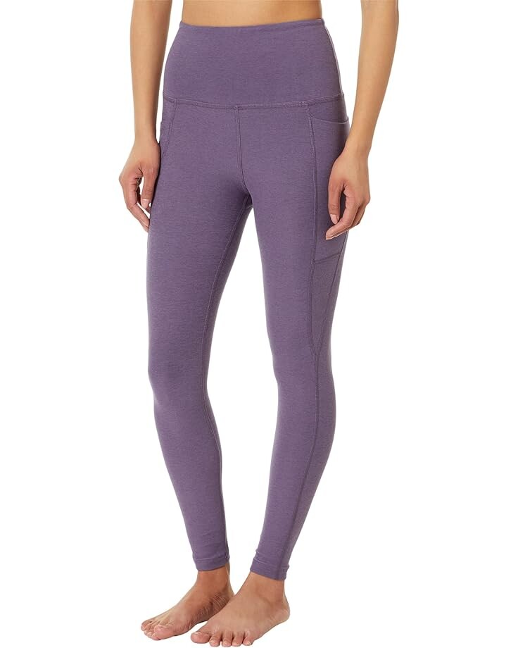 

Леггинсы Beyond Yoga Spacedye Out Of Pocket High-Waisted Midi, фиолетовый