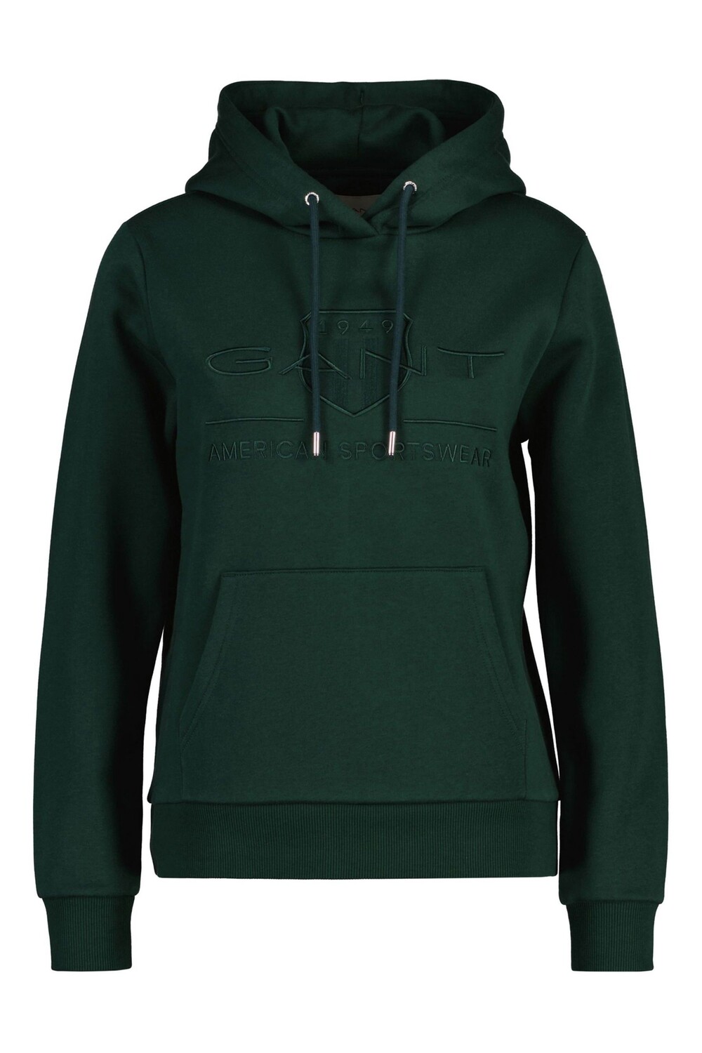

Зеленая толстовка Gant Shield с логотипом GANT, зеленый