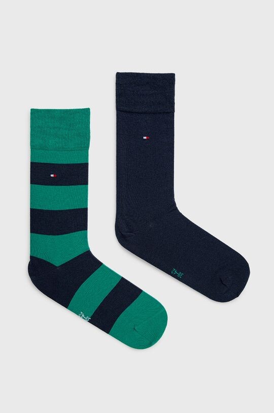 

Носки (2 пары) 342021001 Tommy Hilfiger, зеленый
