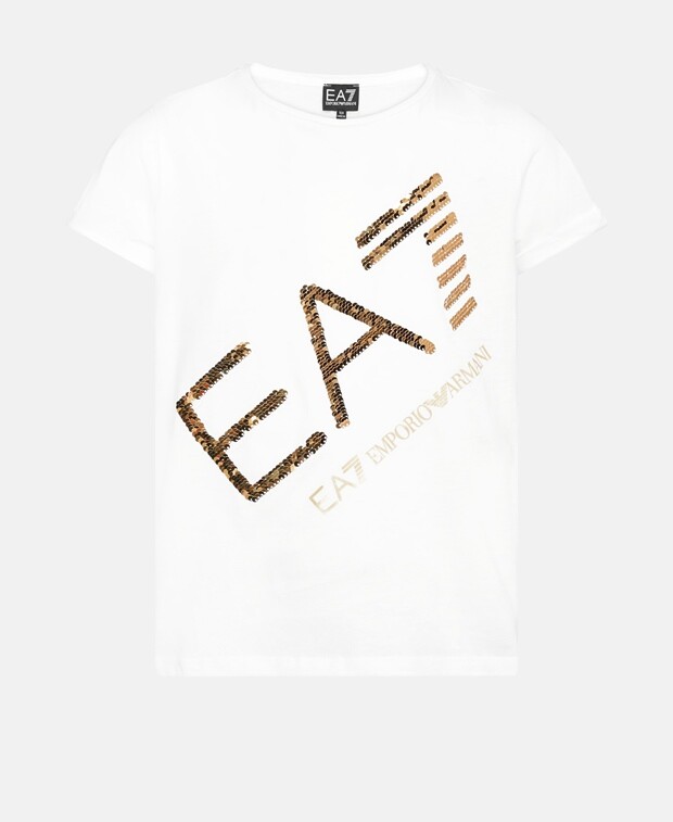 

Футболка EA7 Emporio Armani, белый
