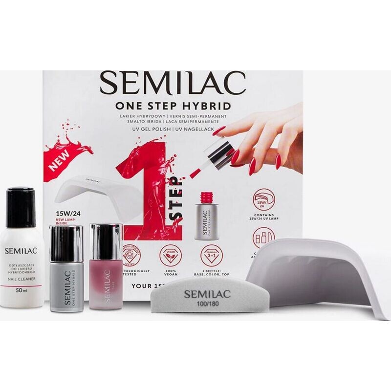 

Гибридный стартовый набор One Step Semilac, 1 шт.