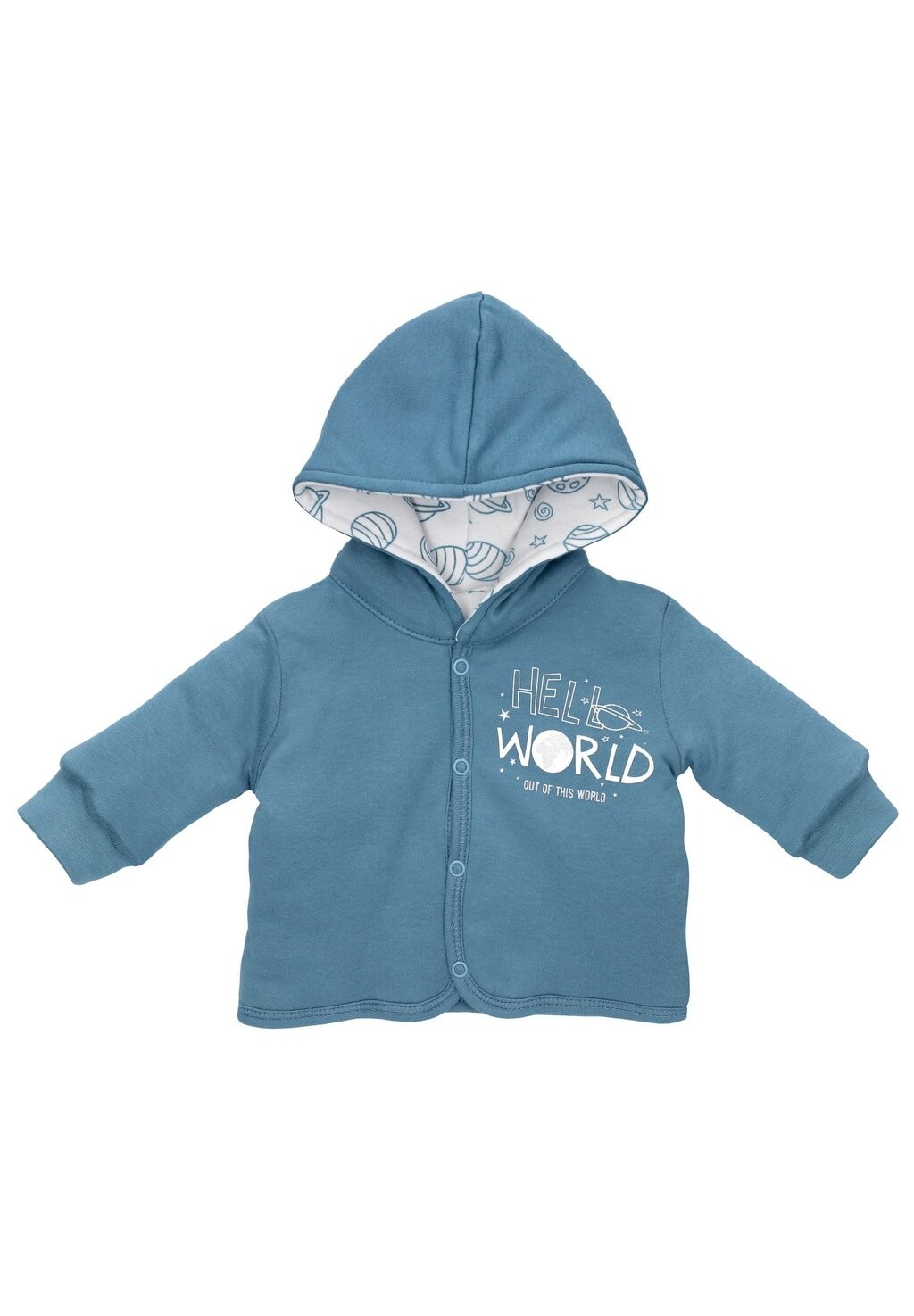 Толстовка REVERSIBLE Baby Sweets, цвет blue white