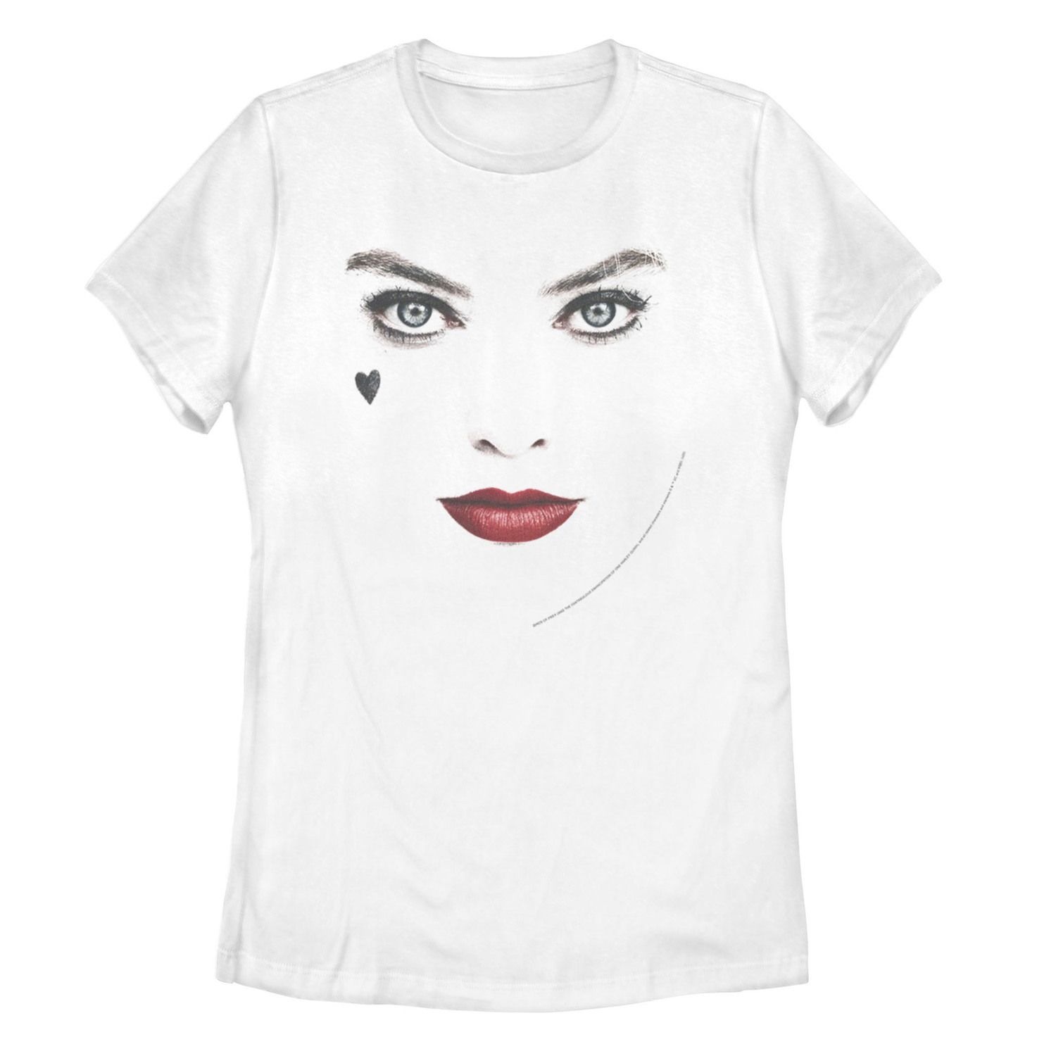Юниорская футболка Harley Quinn: Birds Of Prey Harley Face Tee Licensed Character 2020 new birds of prey cosplay harley quinn hammer smile face suicide squad bat halloween party cool props 88cm