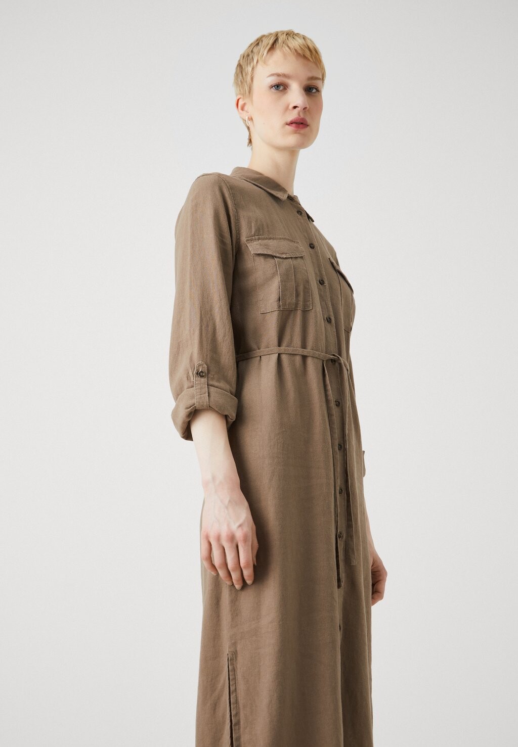

Платье-рубашка ONLCARO SHIRT DRESS ONLY Tall, коричневый