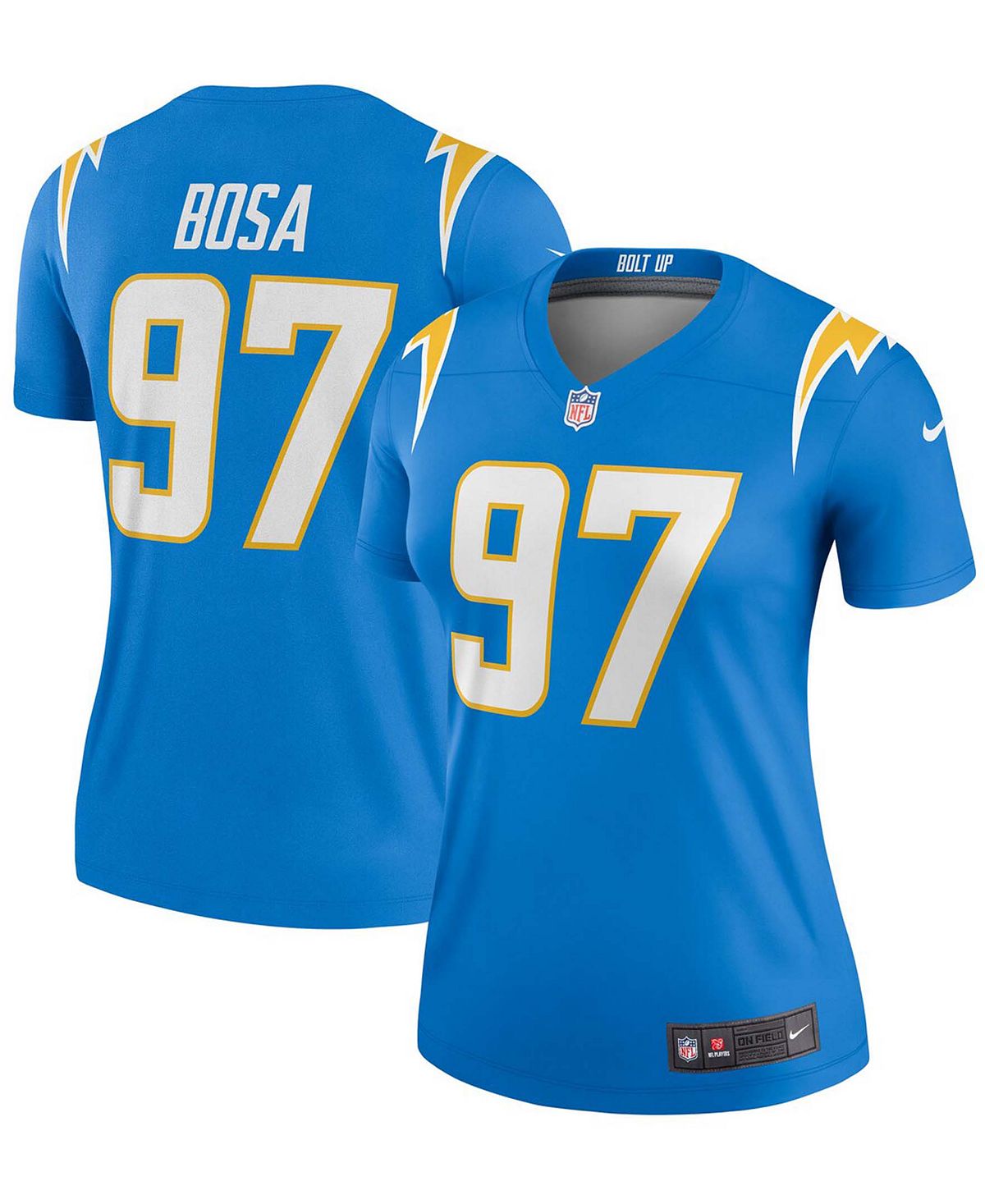 

Женская майка Joey Bosa Powder Blue Los Angeles Chargers Legend Nike