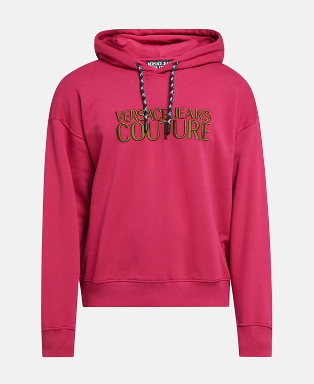

Худи с капюшоном Versace Jeans Couture, розовый