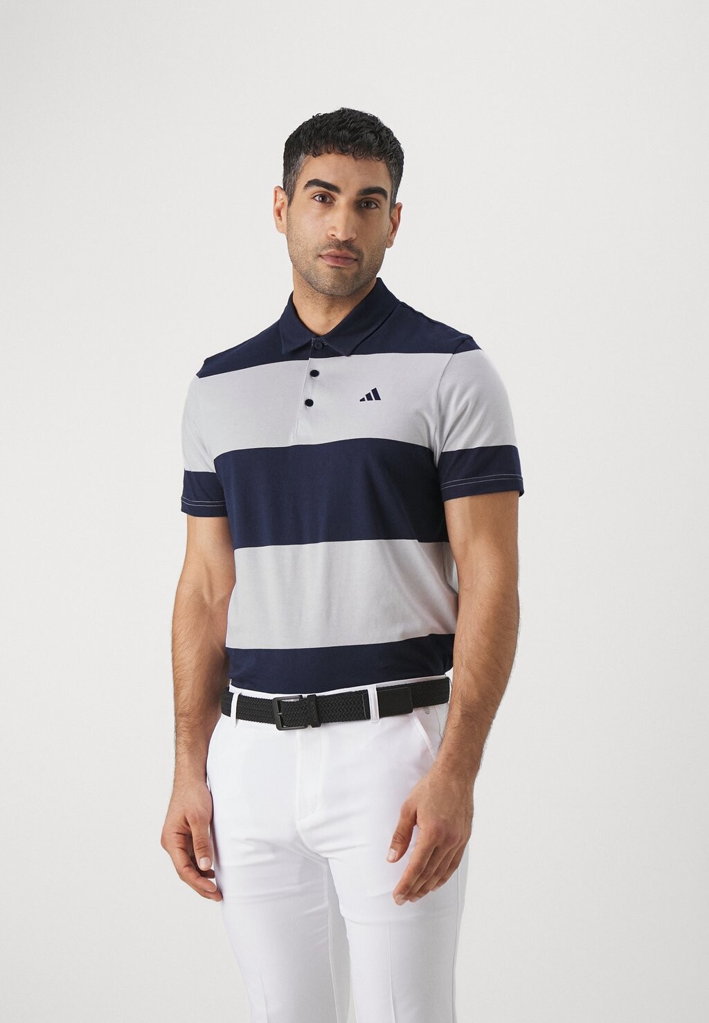 Поло Colorblock Rugby adidas Golf, цвет white/collegiate navy