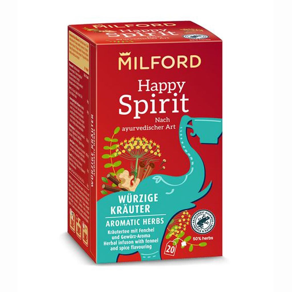 

Чай травяной Milford Happy Spirit с ароматом фенхеля и специй 40г Meßmer