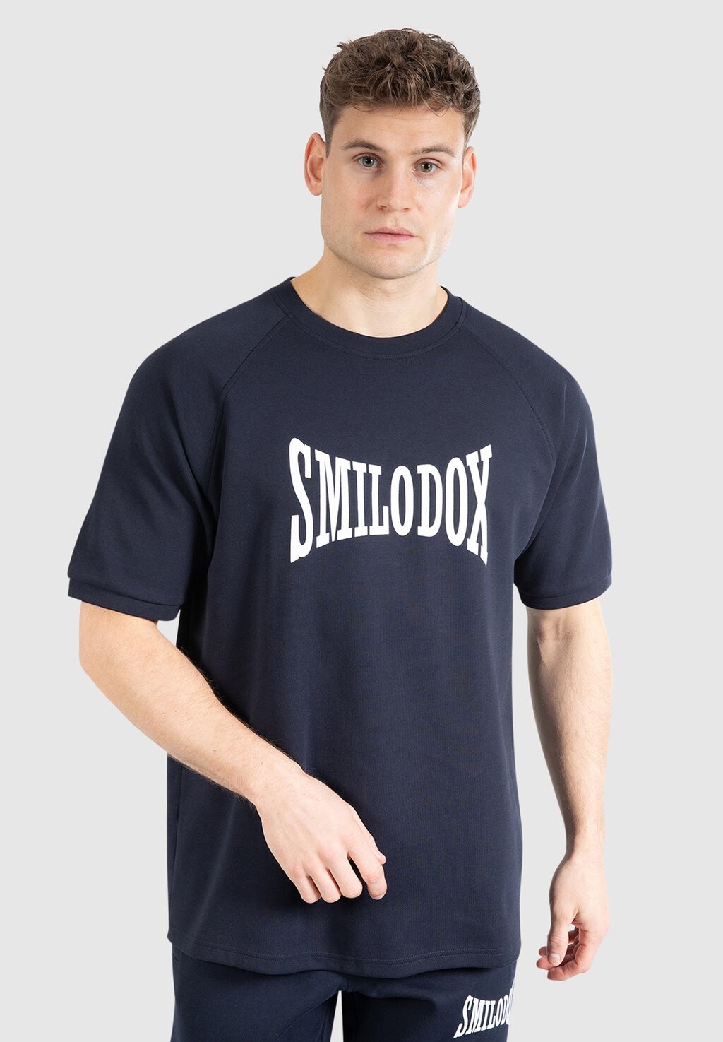 Футболка с принтом Smilodox, цвет blau